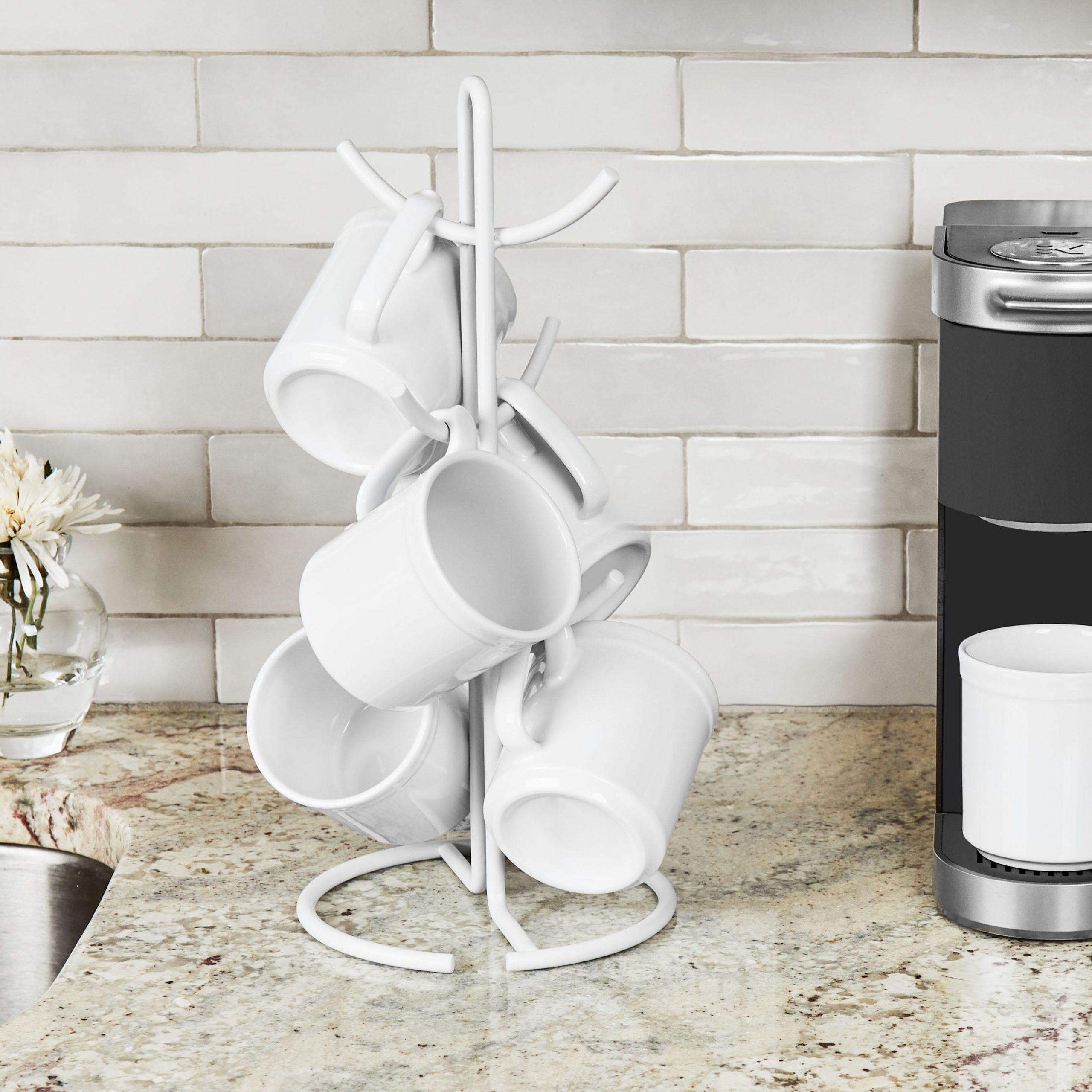 Six Cup Countertop Mug Display Stand - Image 2