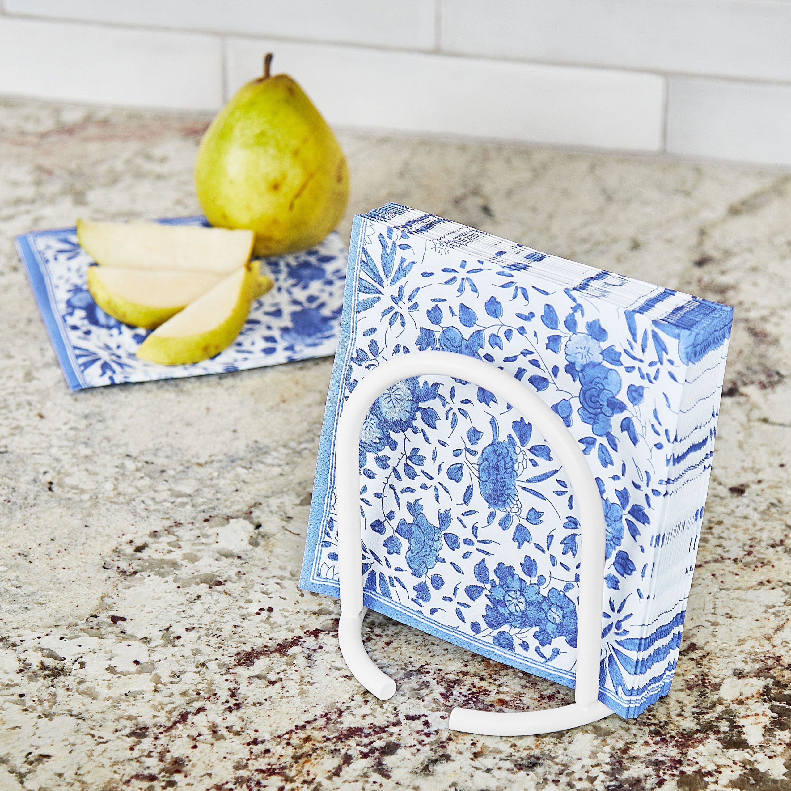 Raised Open Frame Metal Napkin Holder - Image 7