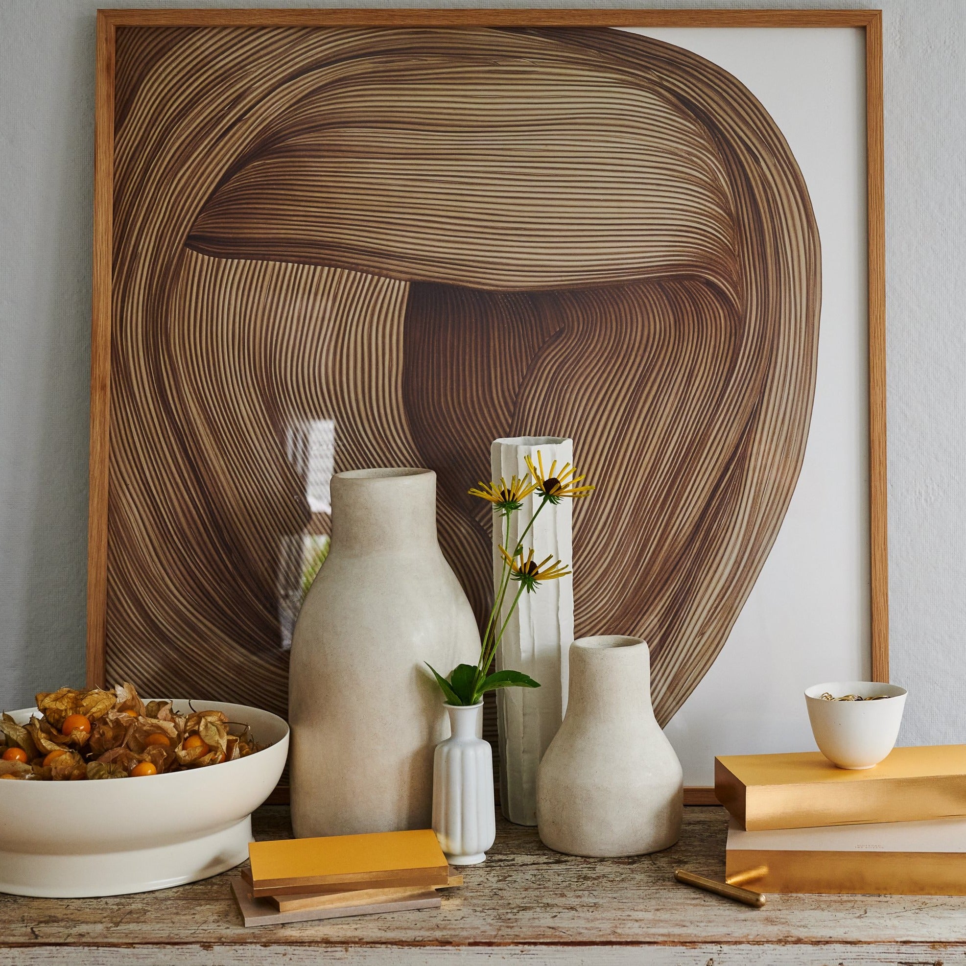 Textured Ivory Decorative Vase for Everyday Home Styling - Image 9