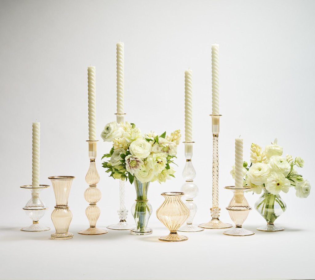 Polished Champagne Decorative Bud Vase - Image 4