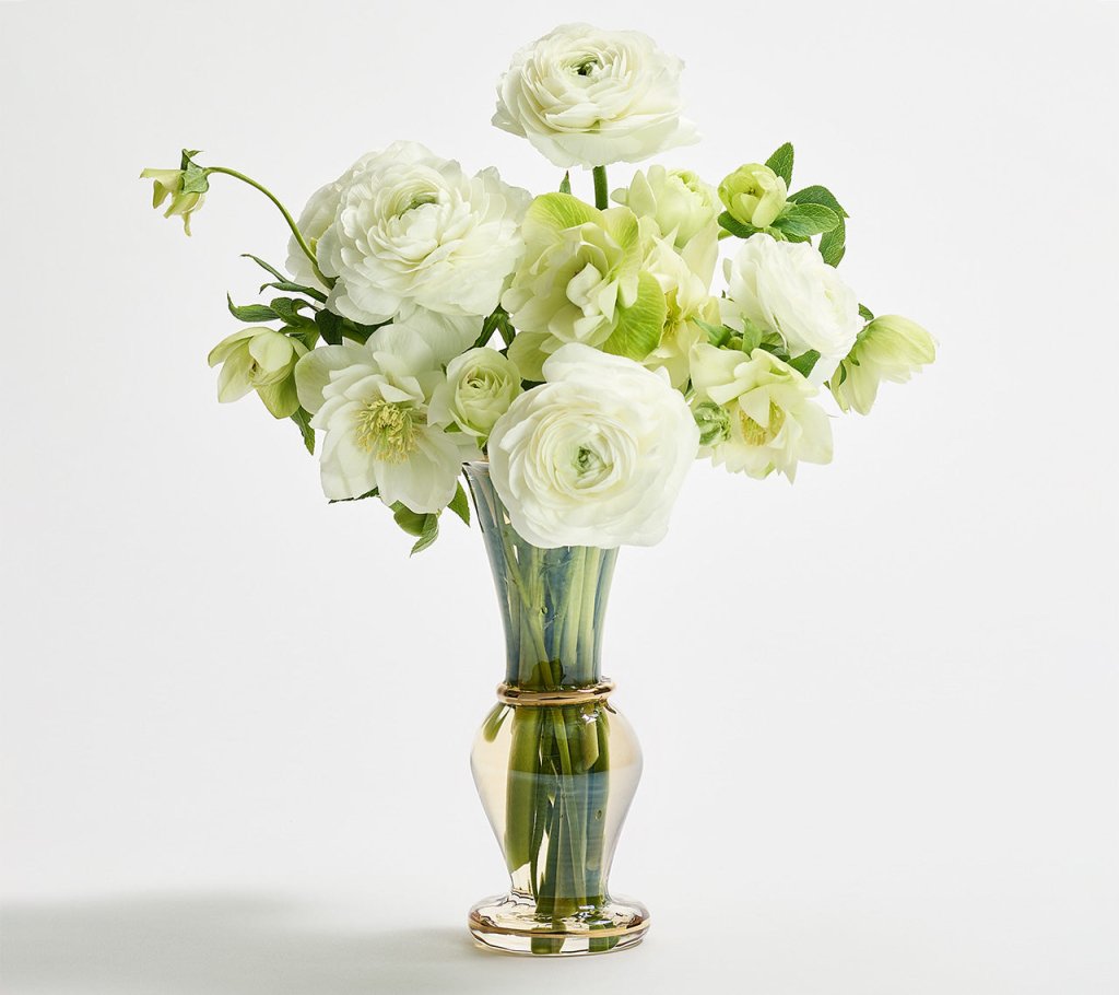 Polished Champagne Decorative Bud Vase - Image 2