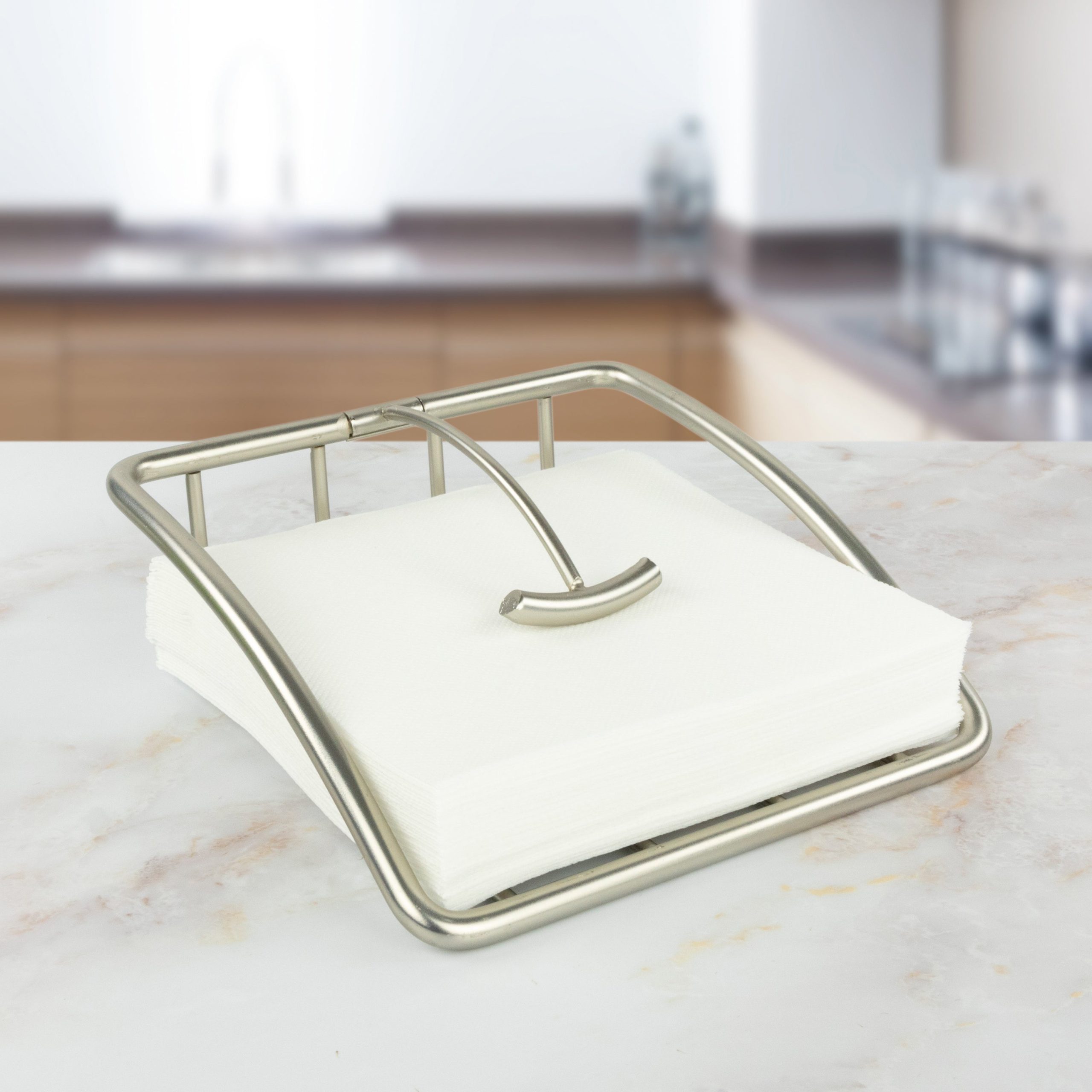 Space Saving Weighted Metal Table Napkin Holder - Image 5