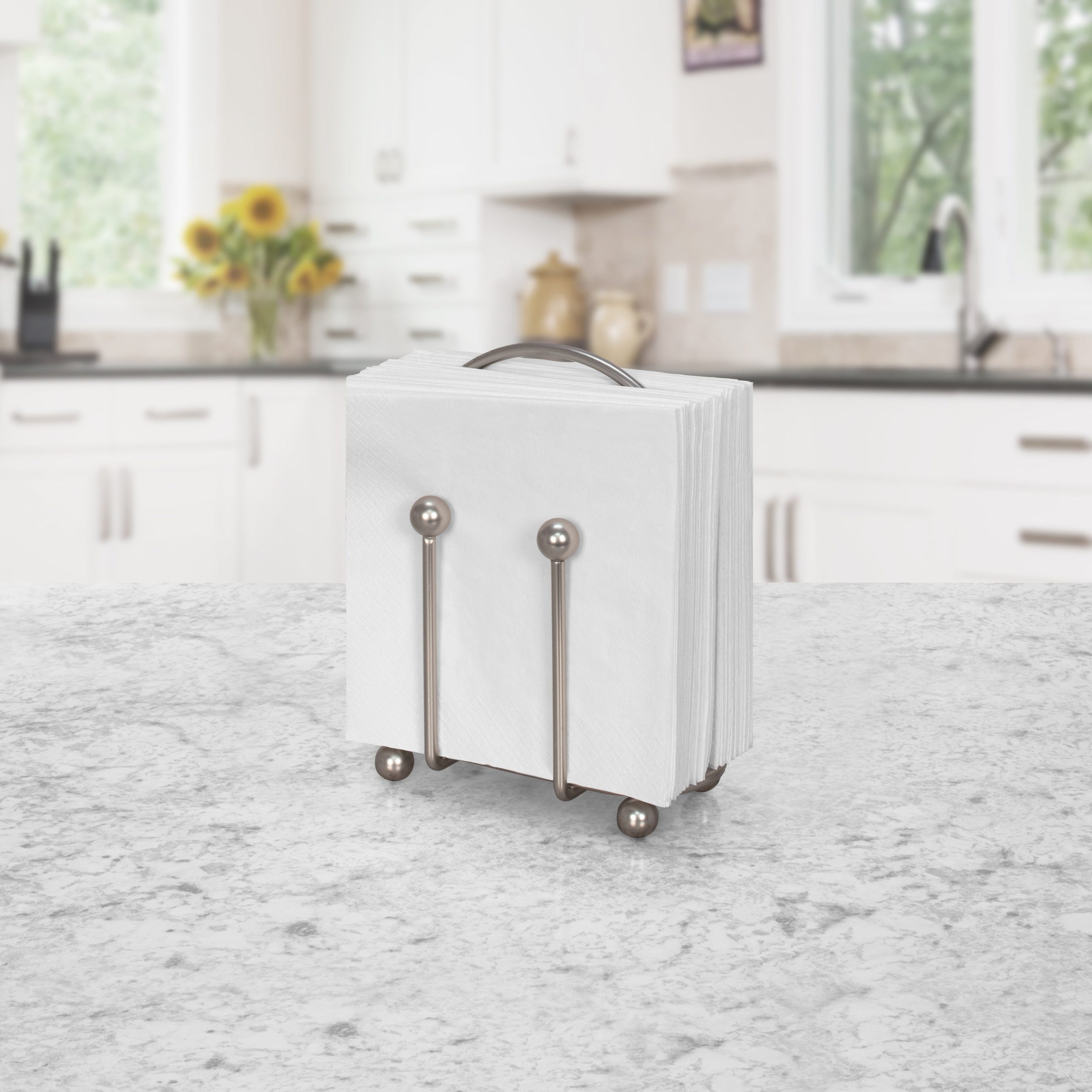 Neat Open Frame Metal Napkin Holder - Image 2