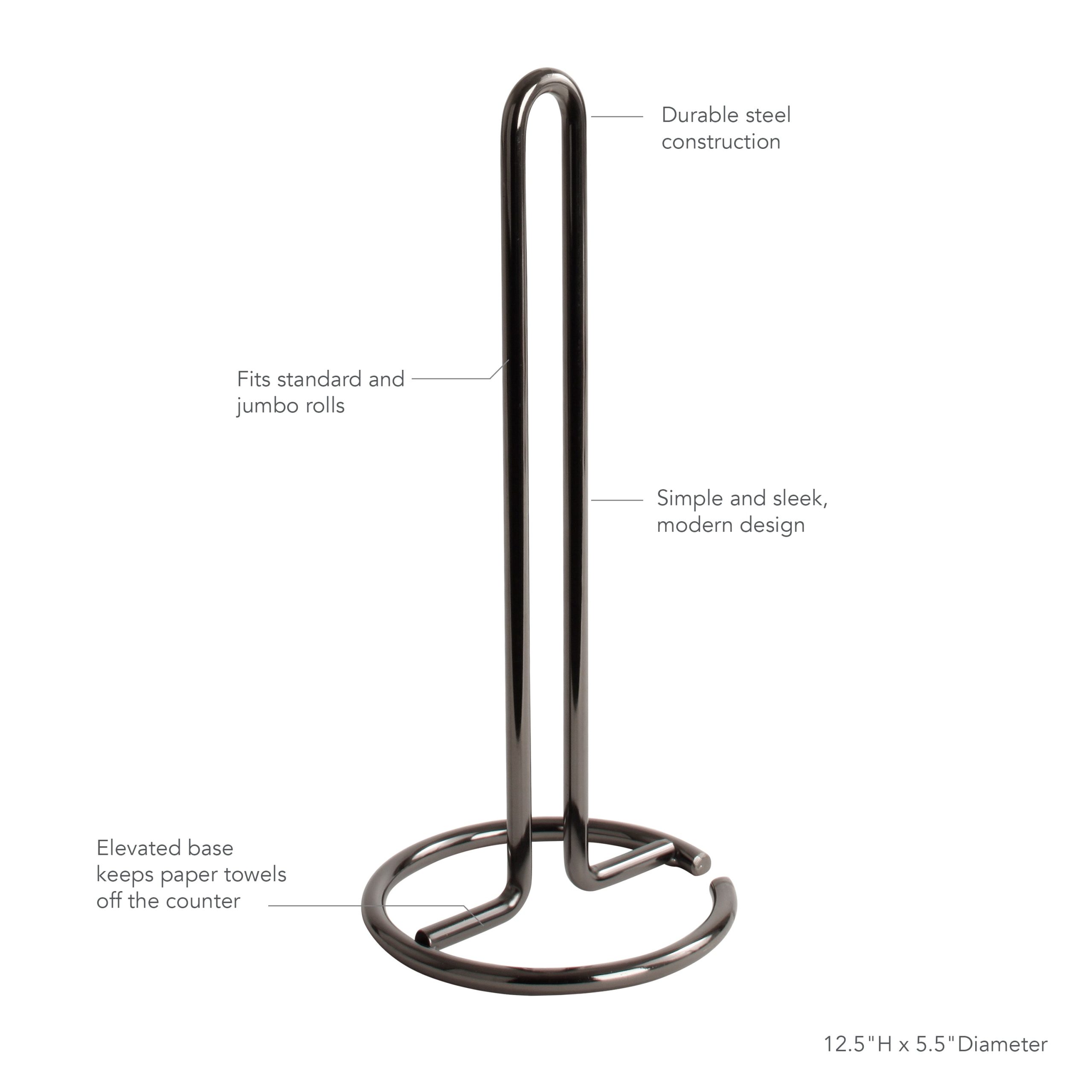 Freestanding Metal Paper Towel Holder - Image 9