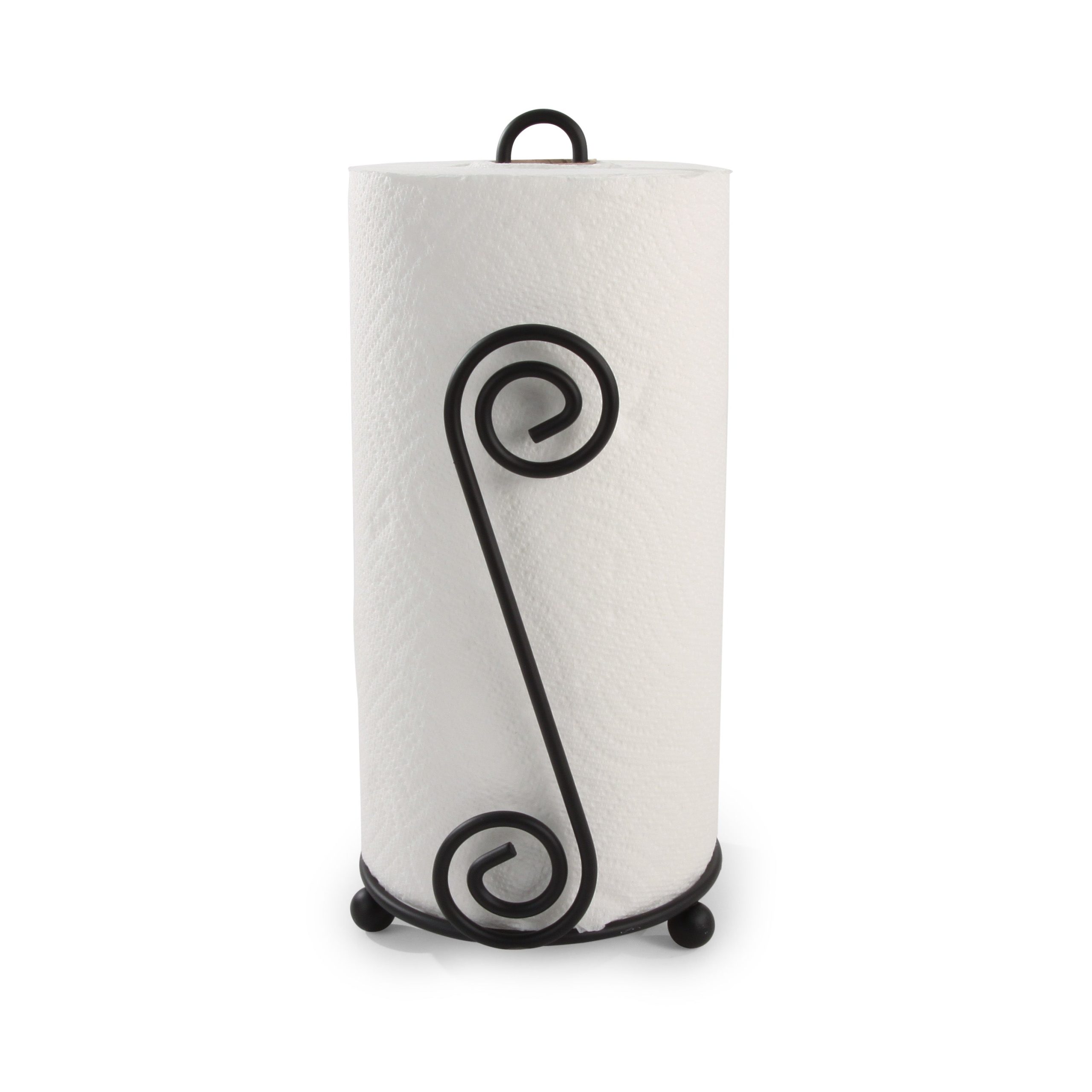 Simple Freestanding Metal Paper Towel Holder - Image 3