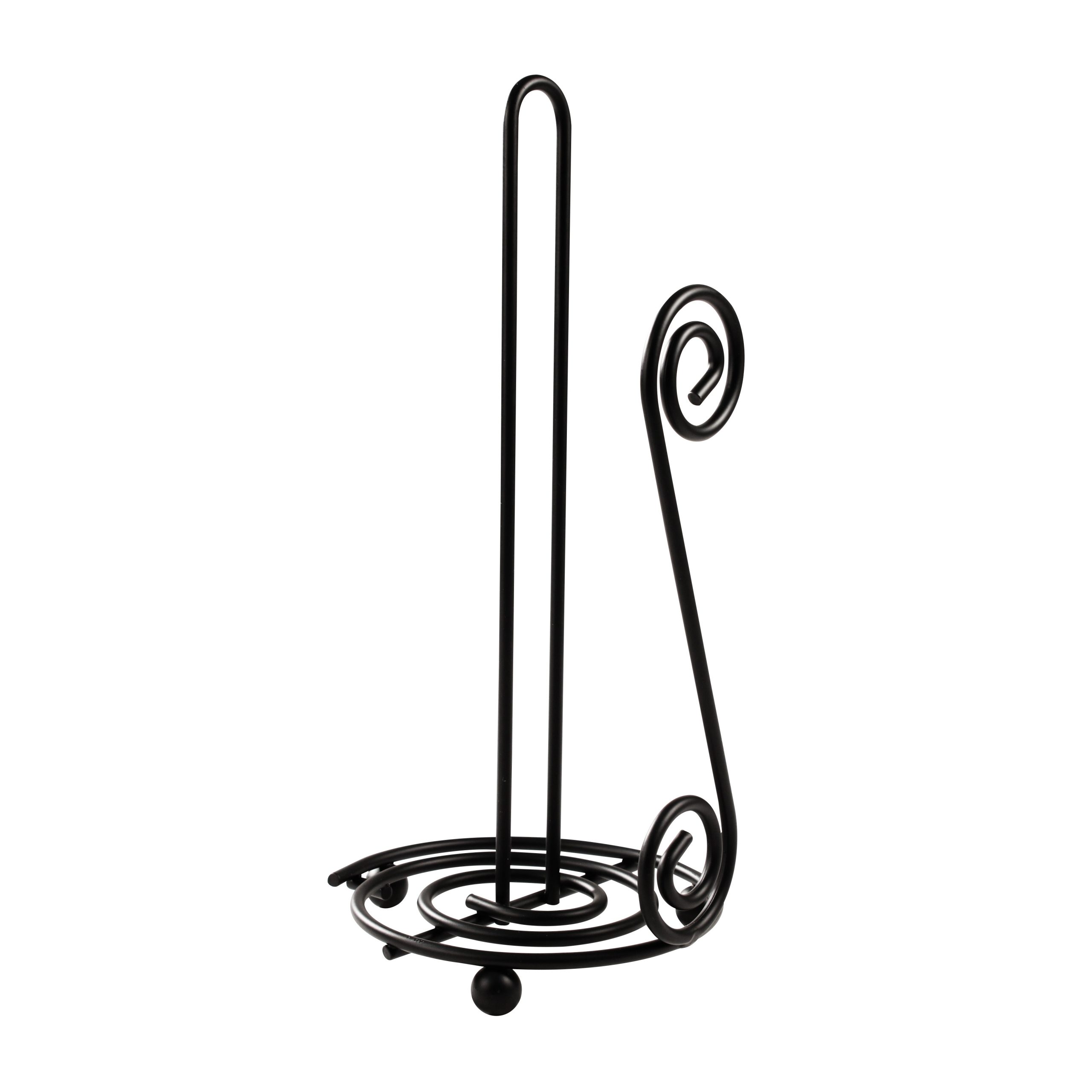 Simple Freestanding Metal Paper Towel Holder