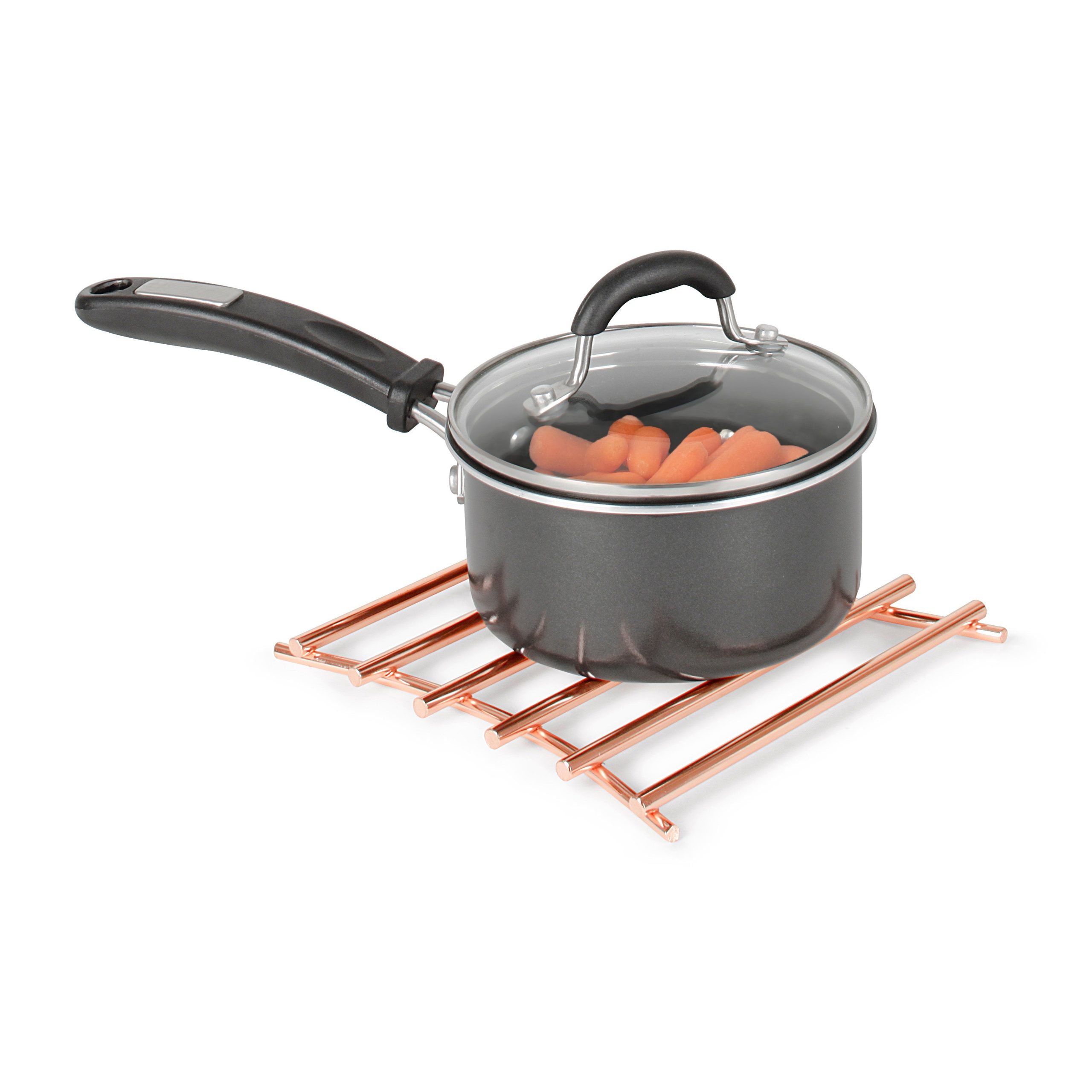 Space Saving Heat Resistant Metal Countertop Trivet Stand - Image 4