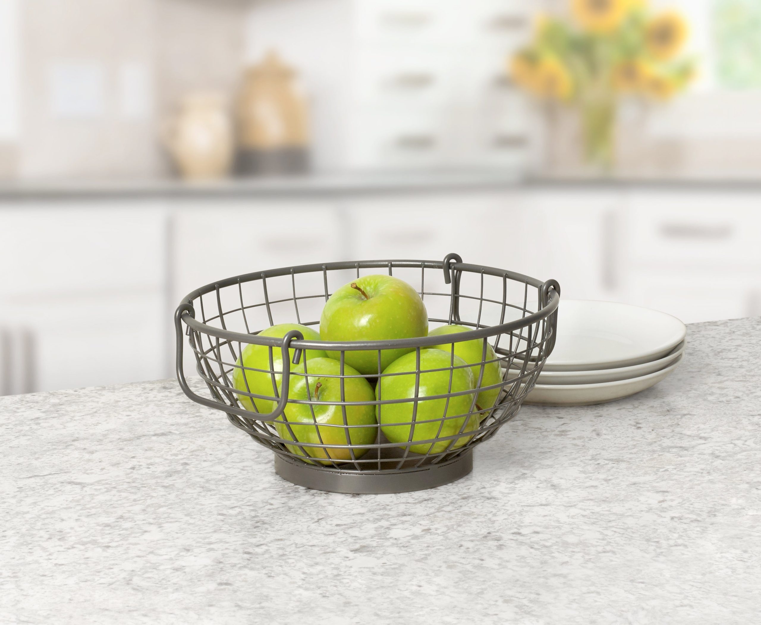 Balanced Decorative Open Wire Fruit Bowl - Image 5
