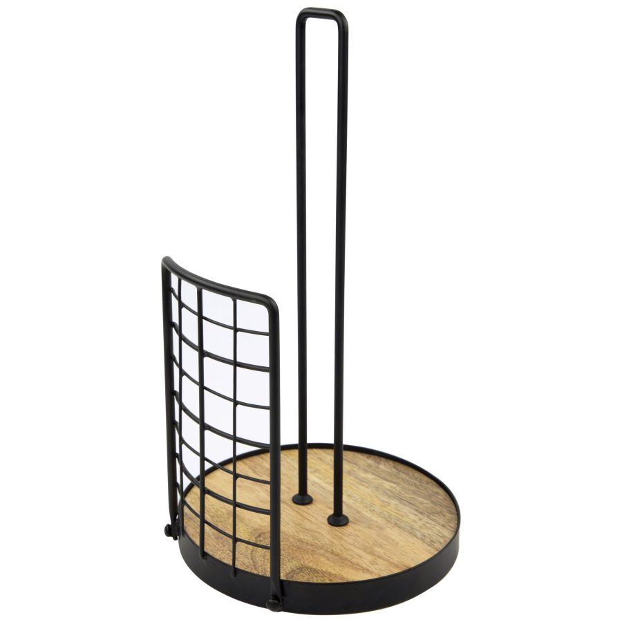 Open Space Saving Freestanding Metal Paper Towel Holder