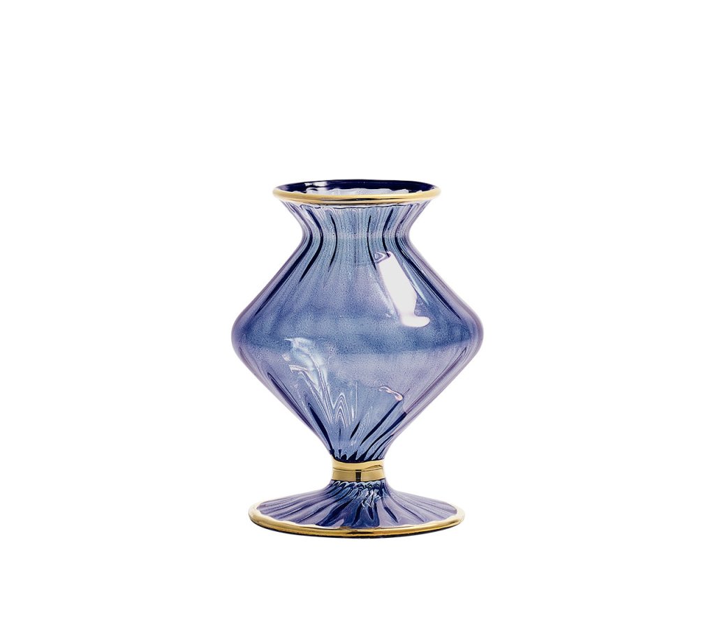 Classic Blue Decorative Bud Vase