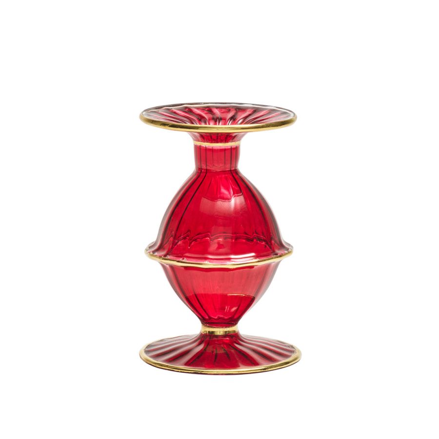 Decorative Ruby Decorative Candle Holder