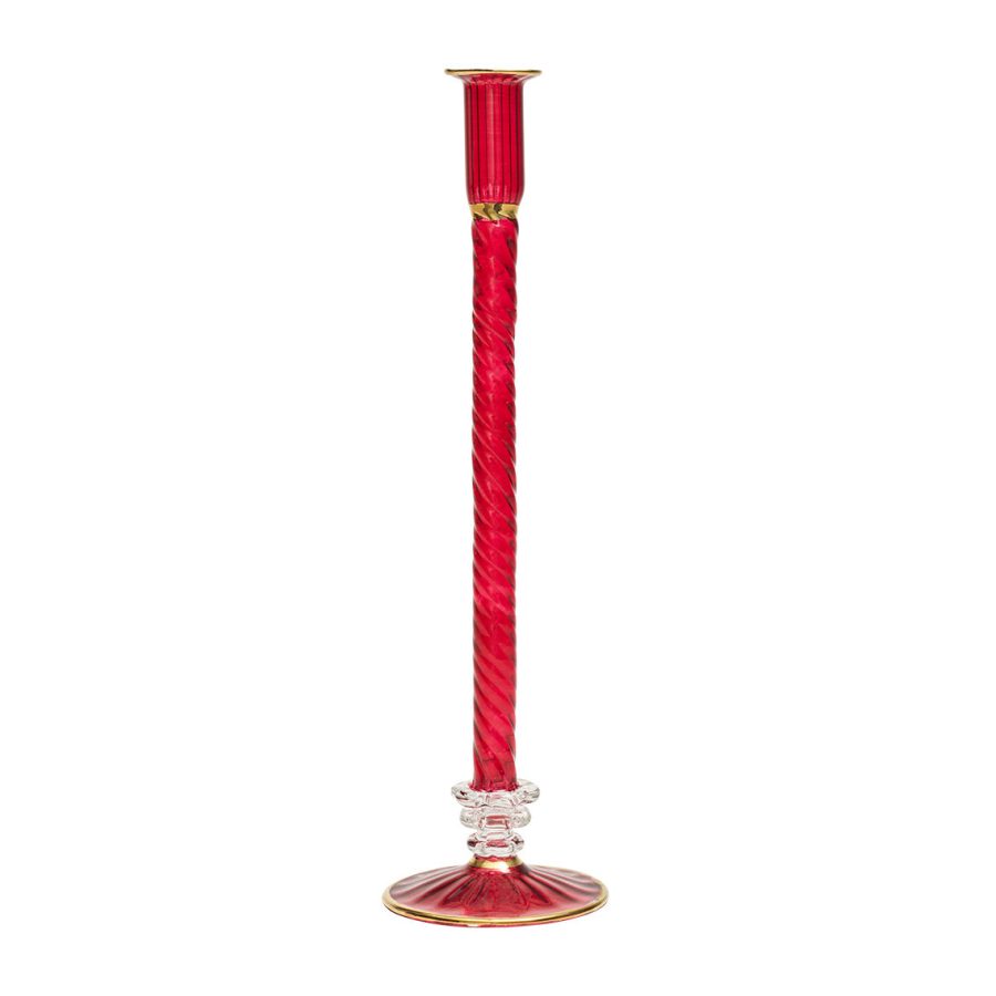 Versatile Ruby Decorative Candle Holder