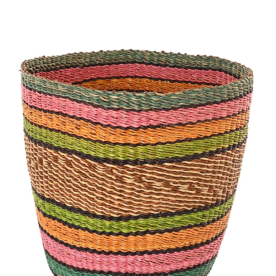 Colorful Woven Basket Basket