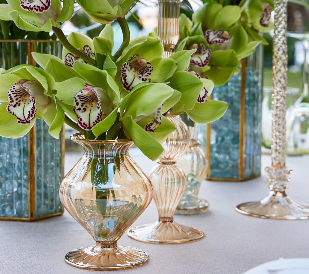 Modern Champagne Decorative Bud Vase - Image 4
