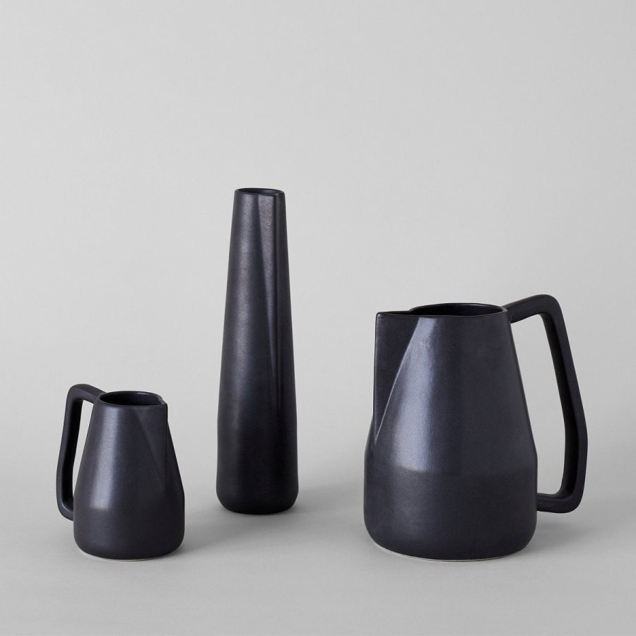 Balanced Black Decorative Serving Pitcher
