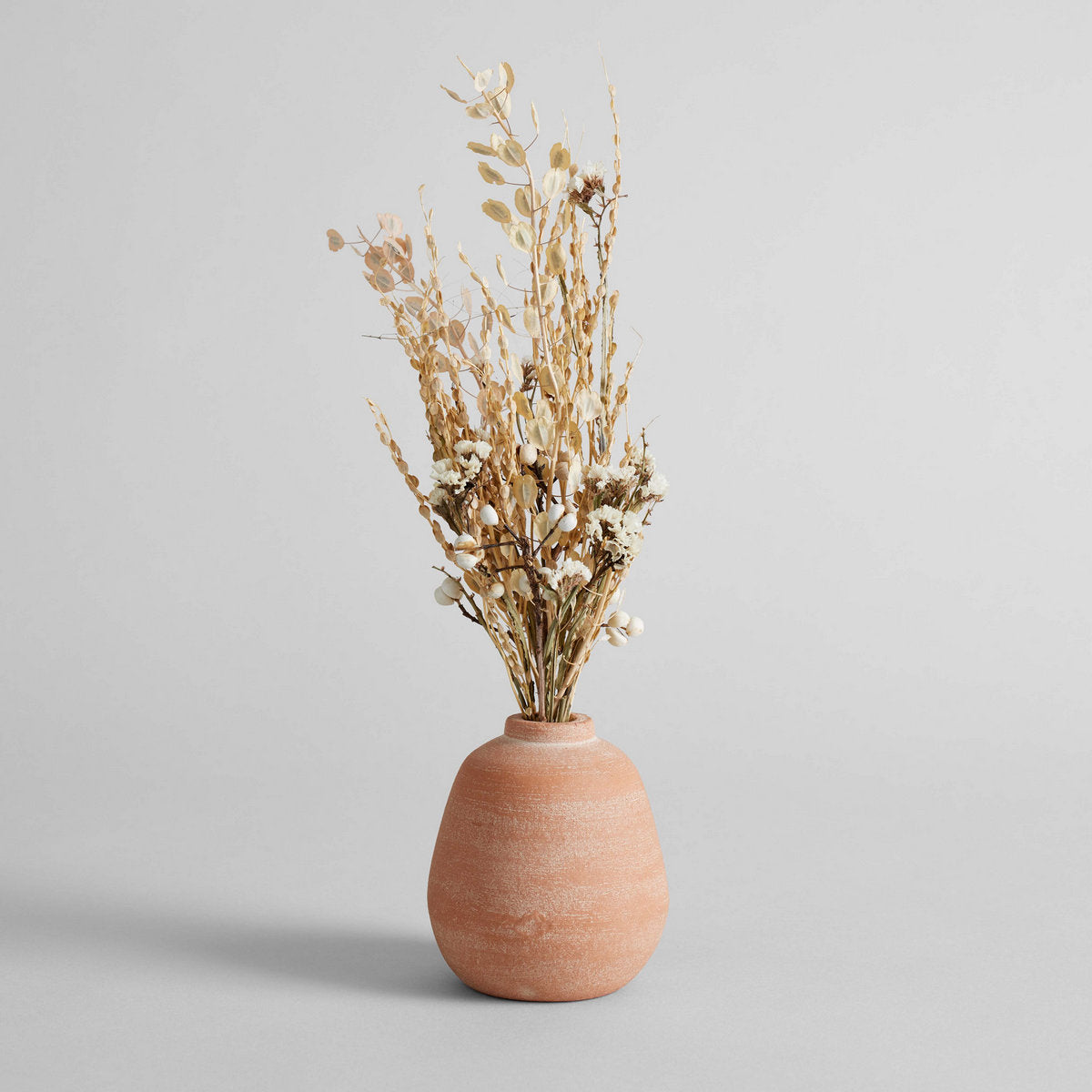 Refined White Terracotta Decorative Vase - Image 3