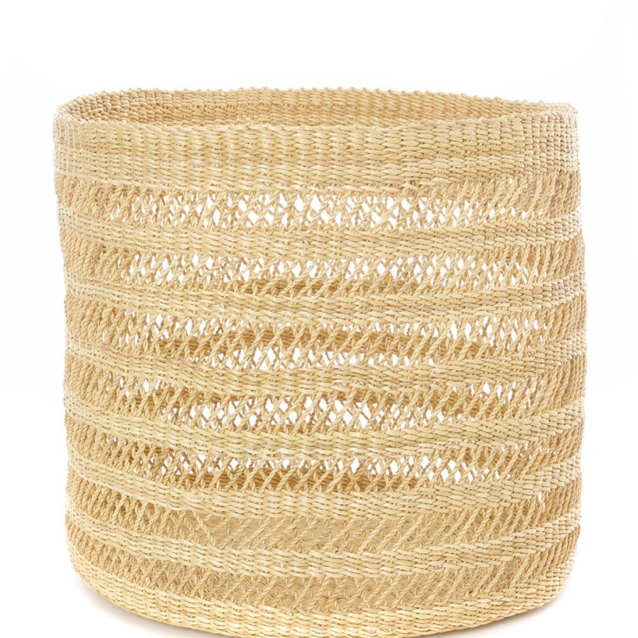 Woven Lace Storage Basket Large