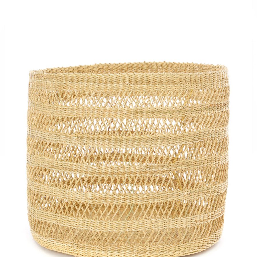 Woven Lace Storage Basket Medium