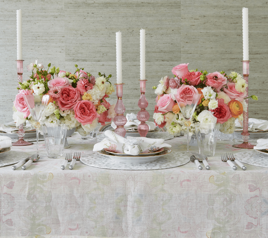 Decorative Pink Decorative Candle Holder - Image 2