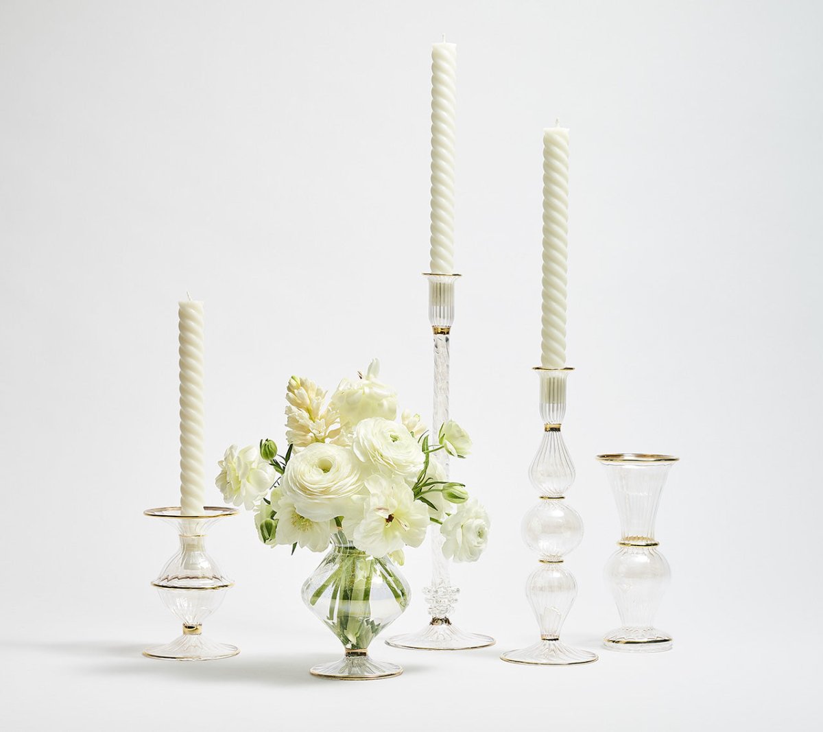 Balanced Clear Decorative Candle Holder - Image 9
